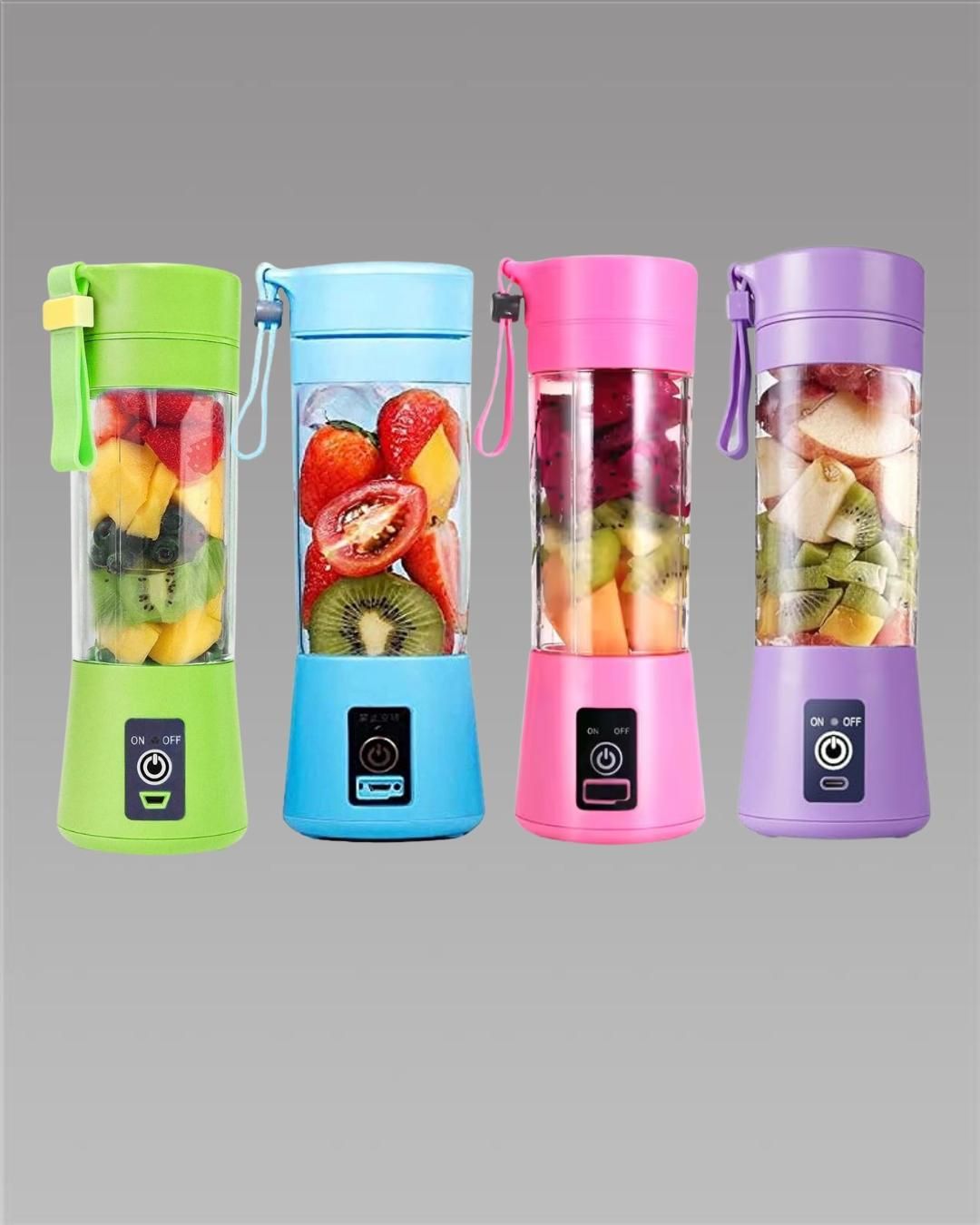 Portable Electric 6 Blade USB Juice Maker (380 ml)